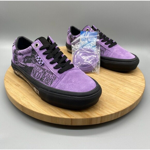 Vans Nico Robin One Piece Purple Sneaker Shoes Anime Unisex Mens 4.5 Womens 5.5 - Picture 2 of 16